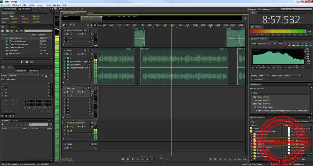 aac files in adobe audition